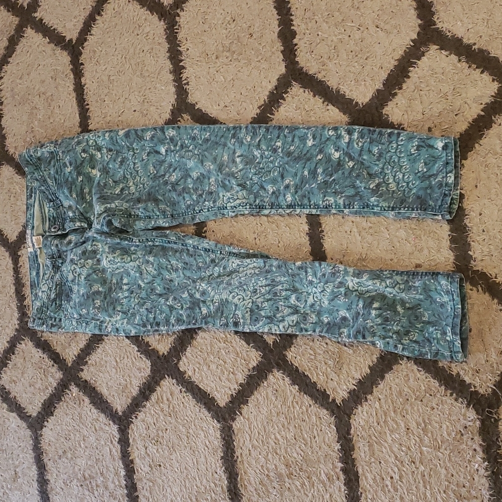 Mud Patterned Jeans